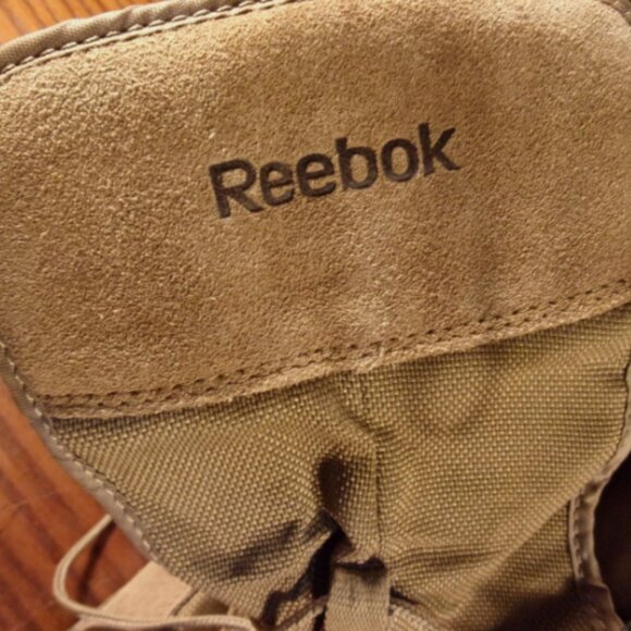 REEBOK SIZE 11.5M RB 8822 TAN DESERT MILITARY COMBAT BOOTS SI 708 - Picture 4 of 11